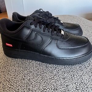 Nike Air Force 1 Low x Supreme Box Logo Black-Mens size11.5
